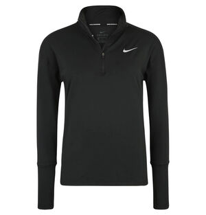 Laufshirt, atmungsaktiv, Daumenschlaufen, für Damen, schwarz, M bei Karstadt Sports Online