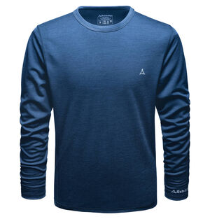 Herren Funktionswäsche-Langarmshirt Merino Sport, schnelltrocknend, geruchshemmend, blau, XXL bei Karstadt Sports Online