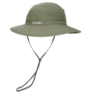 Hut "Zora", Perforation, breite Krempe, UV-Schutz 50+, gelbgrün bei Karstadt Sports Online