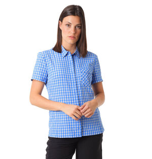 Outdoorbluse, Kurzarm, kariert, Brusttasche, für Damen bei Karstadt Sports Online