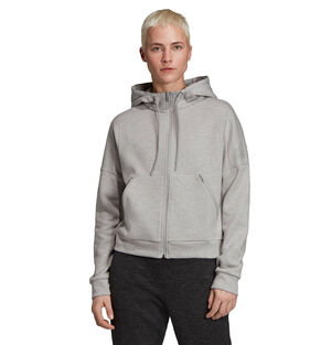 Damen Kapuzenjacke ID Mélange, grau meliert, M bei Karstadt Sports Online