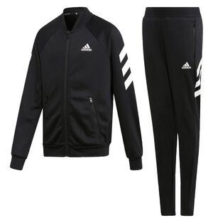 Mädchen Trainingsanzug, schwarz/weiß, 164 bei Karstadt Sports Online
