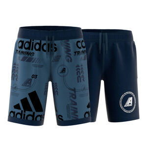 Jungen Climalite Shorts Reversible, stahlblau/weiß, 164 bei Karstadt Sports Online