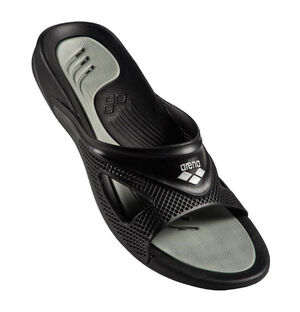 Herren Badesandale Hydrofit Hook, schwarz/grau, 48 bei Karstadt Sports Online