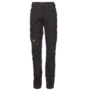 Outdoorhose "Karla Pro Trousers Curved Regular", atmungsaktiv, wasserabweisend, für Damen, dunkelgrau, 44 bei Karstadt Sports Online