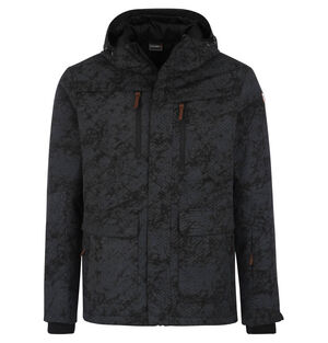 Skijacke, wasserabweisend, windabweisend, Kapuze, für Herren, schwarz, 52 bei Karstadt Sports Online
