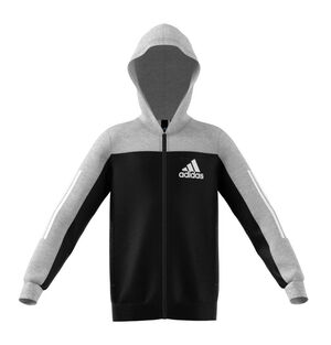Jungen Kapuzenjacke Sport ID, anthrazit/grau, 140 bei Karstadt Sports Online