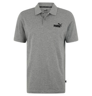 Poloshirt, Piqué, kurze Knopfleiste, Rippbündchen, für Herren, grau, XL bei Karstadt Sports Online