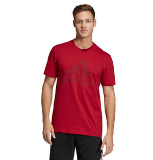 T-Shirt "Must Haves", Logo-Print, für Herren, dunkelrot, M bei Karstadt Sports Online