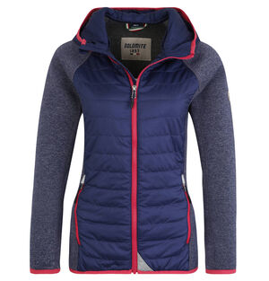 Sweatjacke "Cinquantaquattro", Kapuze, Stepp-Details, für Damen, blau, M bei Karstadt Sports Online