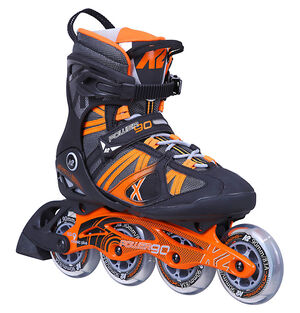 Inlineskates "Power 90 Men", für Herren, schwarz/orange, 42 bei Karstadt Sports Online