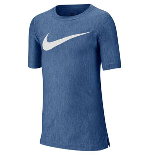 T-Shirt " Core SS Perfomance Top Heather", Logo, für Jungen, blau, L bei Karstadt Sports Online
