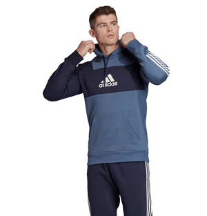 Sweatshirt "Sport ID Hoodie", Kapuze, für Herren, blau/navy, M bei Karstadt Sports Online