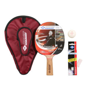 Tischtennisschläger "Jörgen Persson", Kork-Griff, mit Tasche und 3 Ersatzbällen bei Karstadt Sports Online