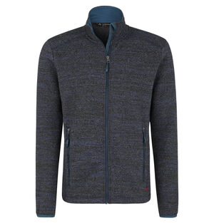 Fleecejacke "Rienza II", Stehkragen, Reißverschlusstaschen, für Herren, grau/blau, M bei Karstadt Sports Online