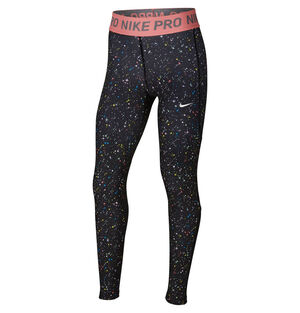 Dri-Fit Pro Tights "Warm", schweißableitend, elastischer Bund, für Mädchen, schwarz/pink, XL bei Karstadt Sports Online