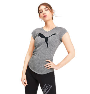T-Shirt "Heather Cat Tee", für Damen, grau meliert, M bei Karstadt Sports Online