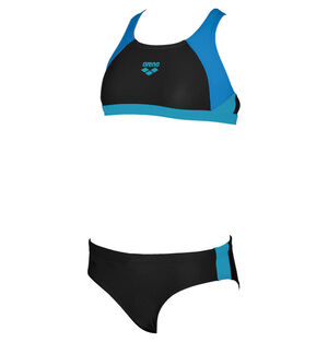 Mädchen Bikini Ren, schwarz/azur, 164 bei Karstadt Sports Online
