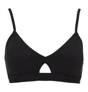 Bikini Oberteil, Aussparungen, wattiert, für Damen, schwarz, 36 bei Karstadt Sports Online