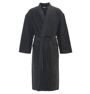 Reisebademantel, uni, Frottee, Taschen, anthrazit, L bei Karstadt Sports Online