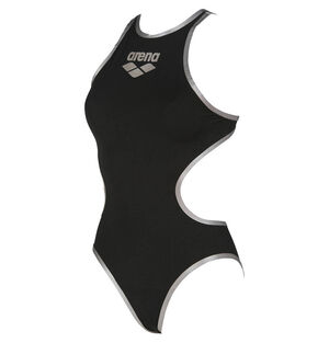 Badeanzug "One Biglogo", schnelltrocknend, für Damen, schwarz, 36 bei Karstadt Sports Online
