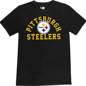 Herren T-Shirt Word Arch Logo Shirt Pitburgh Steelers, schwarz, L bei Karstadt Sports Online