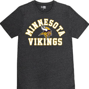 Herren T-Shirt Word Arch Logo Shirt Minesota Vikings, dunkelgrau, S bei Karstadt Sports Online