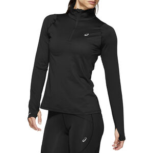 Langarmshirt, wärmend, schnelltrocknend, Daumenschlaufen, für Damen, schwarz, M bei Karstadt Sports Online
