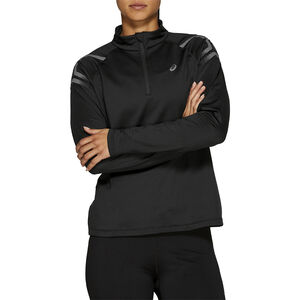 Langarmshirt "Icon", wärmend, Kinnschutz, für Damen, schwarz, S bei Karstadt Sports Online