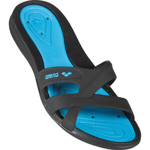 Damen Badesandale Athena Hook, schwarz/türkis, 37 bei Karstadt Sports Online